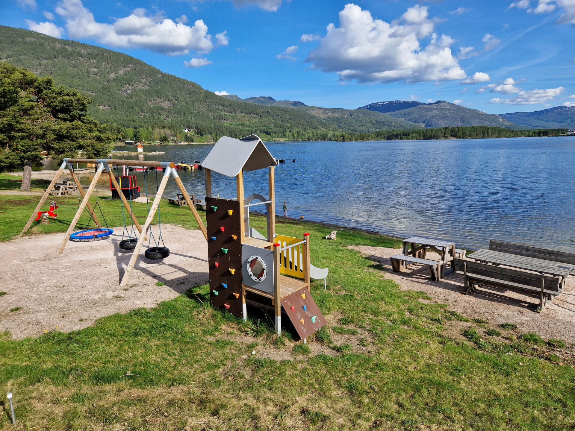 Lakeside playground